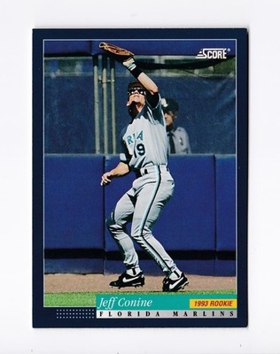 1994 Score Pinnacle Jeff Conine #484 Royals Marlins