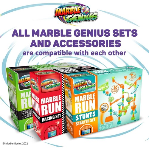 Marble Run Booster Set - 20 Pieces Total, Construction Building Blocks Toys - Picture 8 of 10