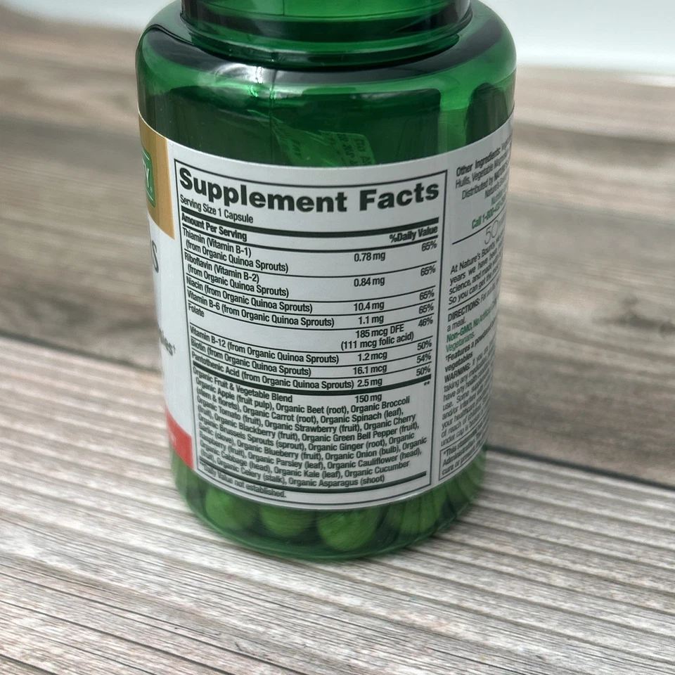 Suplementos dietéticos Nature's Bounty SUPERFOODS Plus ENERGY 30 cápsulas à venda - Imagem 4 de 4