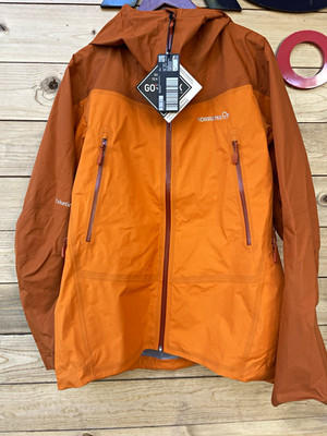 Norrona Falketind GORE-TEX Waterproof Hooded Ski Jacket Orange L