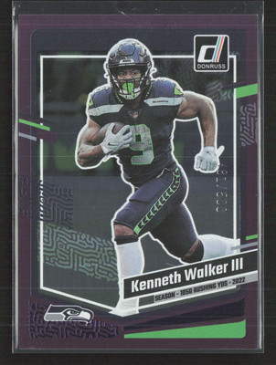 2023 Donruss #261 Kenneth Walker III Press Proof Purple /500 Seahawks (C)