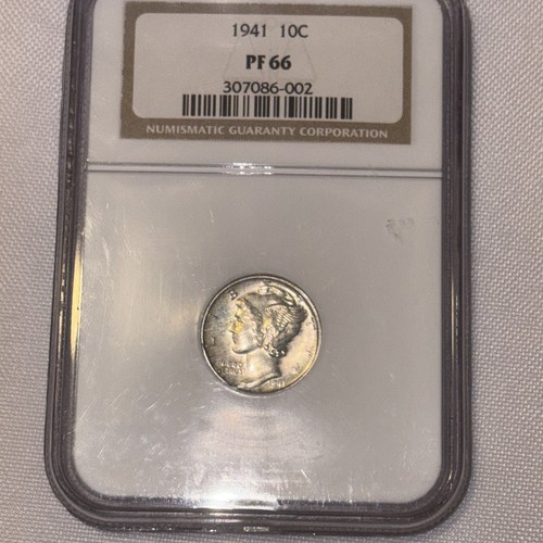 1941 Mercury Dime 10C PF 66 Silver NGC Proof Coin