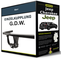 Starre AnhäNgerkupplung für Jeep Cherokee 10.2018-Jetzt Typ KL G.D.W. NEU