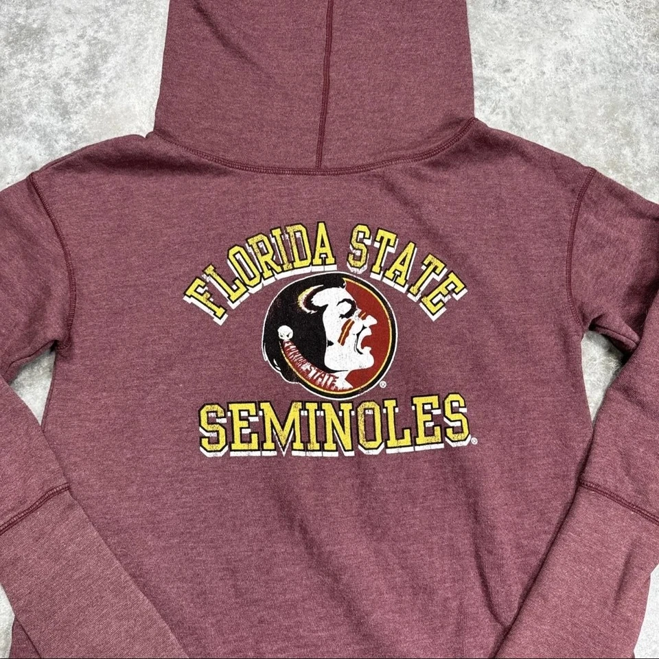 Florida State Seminoles Shirt womens Large NCAA Football Retro Brand Pullover - Image 2 of 4