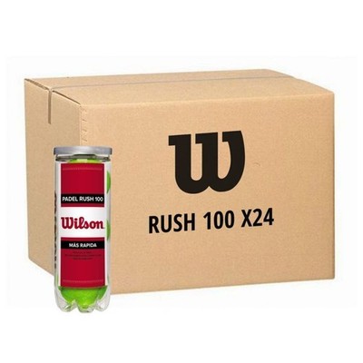 Wilson Padel Rush 100 Box (24 3 Ball Tubes)