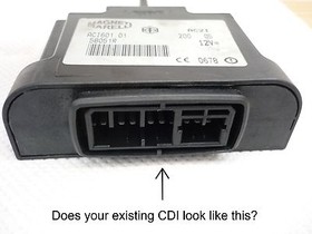 Immobiliser Chip Key Bypass CDI fits Vespa Piaggio ET4 125 125cc LEADER ACI603