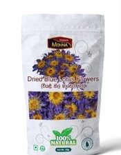 blue lotus Nymphaea caeruleu flowers 100 natural 30 g