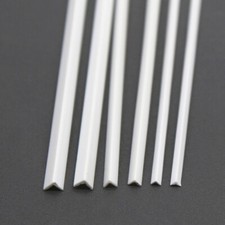 L-Type ABS Bar Tube Styrene Plastic Rod 250mm DIY Model Building 2mm 3mm 4mm