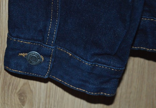 French Connection Dark Blue Denim Chore Jacket - Extra Large XL - Picture 6 of 7