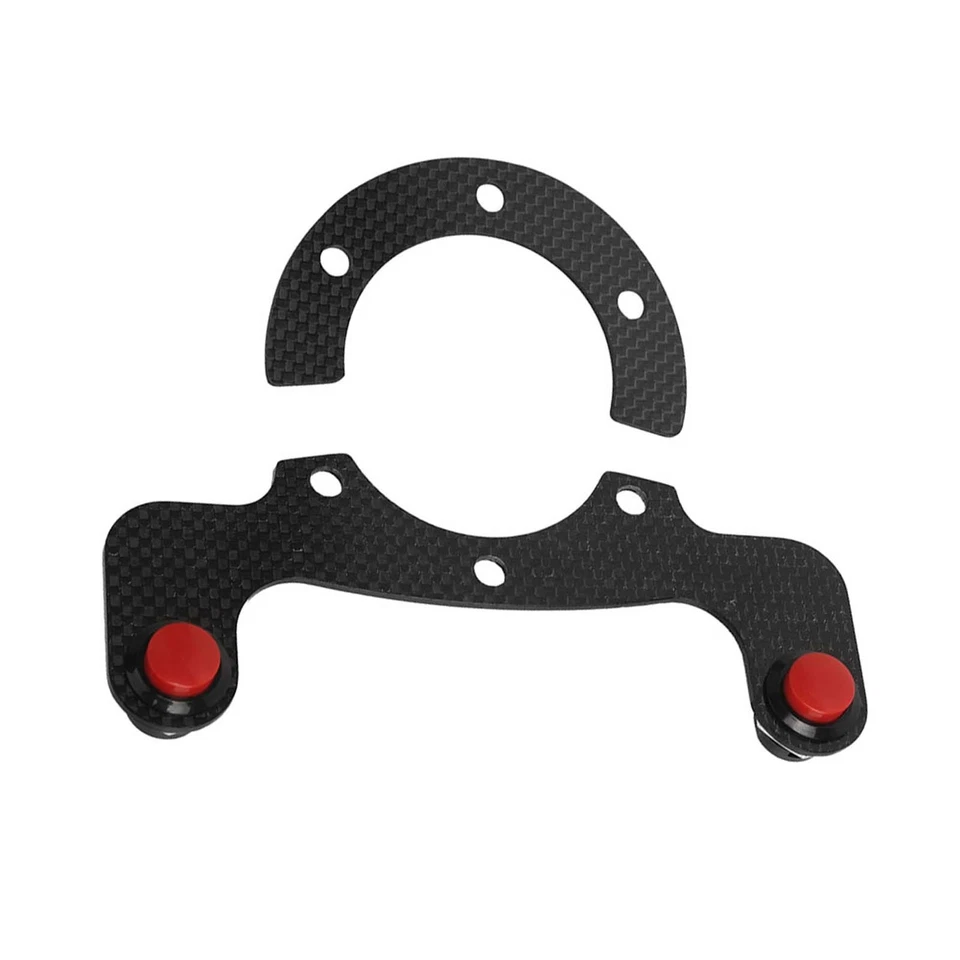 Kits de botones de bocina externa de fibra de carbono de doble botón para //Nardi/ 6 B Foto 2 de 4