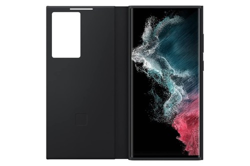Samsung Galaxy S22 Ultra S-View Flip Cover, Protective Phone Case, Tap Contro... - 第 2/7 張圖片