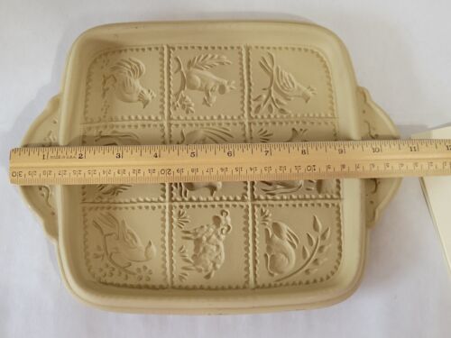 Braune Tasche Cookie Art 1993 Hill Design Steinzeug Shortbread Form Bauernhoftiere - Bild 5 von 10