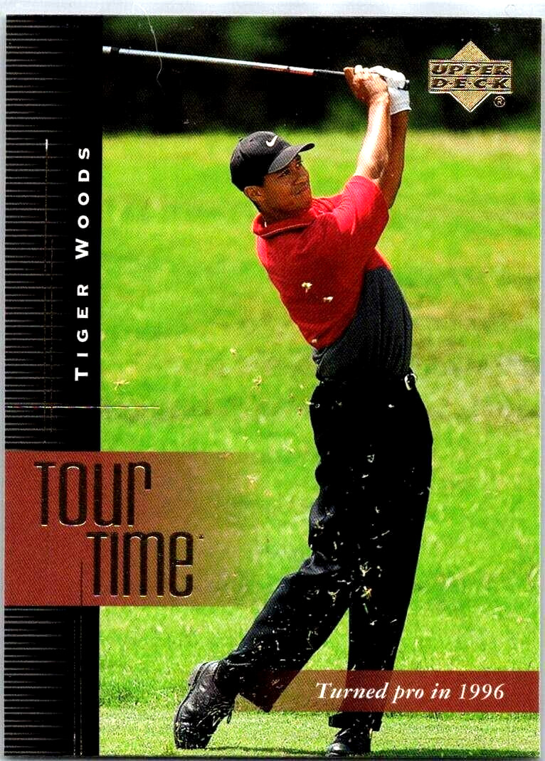 2001 Tiger Woods Upper Deck Tour Time #176