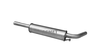 Asmet middle pot exhaust middle silencer for Cordoba Ibiza Fabia Polo 1.4