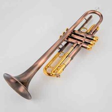 Hot Sell LT180S-43 Bb Red bronze Golden Key Trumpet with case, Free Shipping
