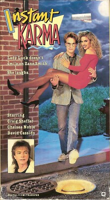 INSTANT KARMA-VHS-CHELSEA NOBLE-CRAIG SHEFFER-DAVID CASSIDY-COMEDY 27616213136 | eBay