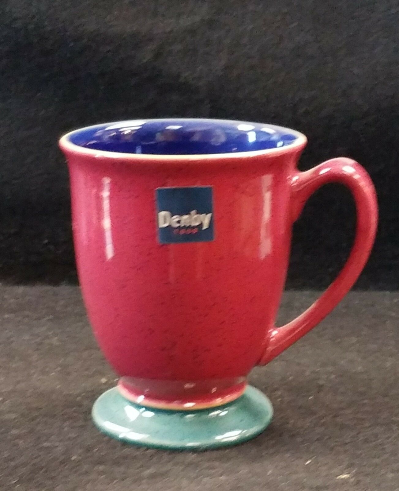 DENBY HARLEQUIN Teapot, Footed Mug ENGLAND eBay