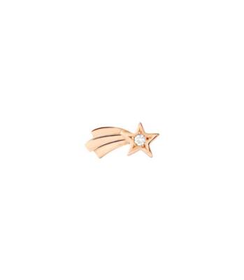 Dodo Star Comet Rose Gold and Diamond Right Earring DHC4004_RSTAR_DB09R