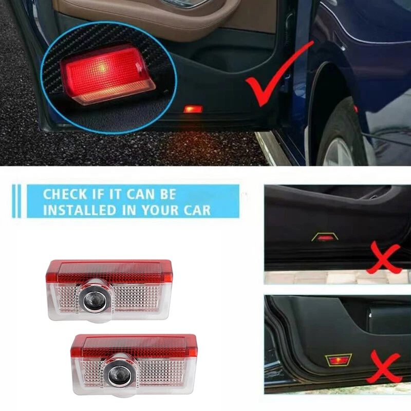 2pcs HD Led lights Car Door Laser Projector For MB W212 E300/E350 E63 - Image 2 of 4