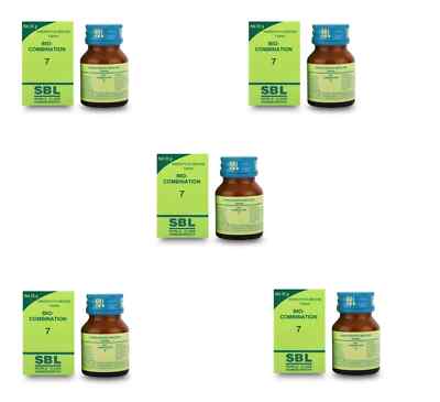   SBL Bio-Combination 7   25g Pack of 5, Expiry 2029   FREE SHIPPING