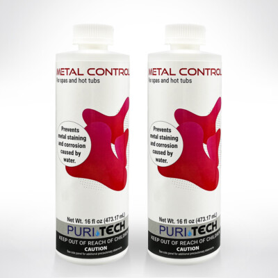 Puri Tech Spa Metal Control 2 Pack Isolates Iron Copper and other Minerals