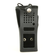 R.B. Ledertasche mit Gürtelschlaufe +  Aussparung für Motorola MTS2010 MTS2013