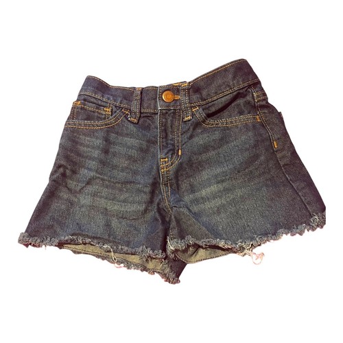 Old Navy Girls High-Rise Adjustable Waist Denim Blue Shorts Size 6 | eBay