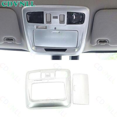 For Subaru Outback Legacy 2015-2019 Matte Silver Front Lamp Reading Light Panel