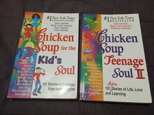 Chicken Soup for the Kid's Soul & Teenage Soul II Books - lot of 2