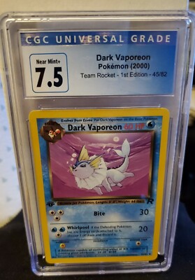 dark vaporeon pokemon card Dark Vaporeon 45/82 Team Rocket Regular for sale online