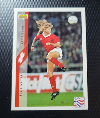 1994 Upper Deck World Cup Contenders ALAIN SUTTER Team Switzerland