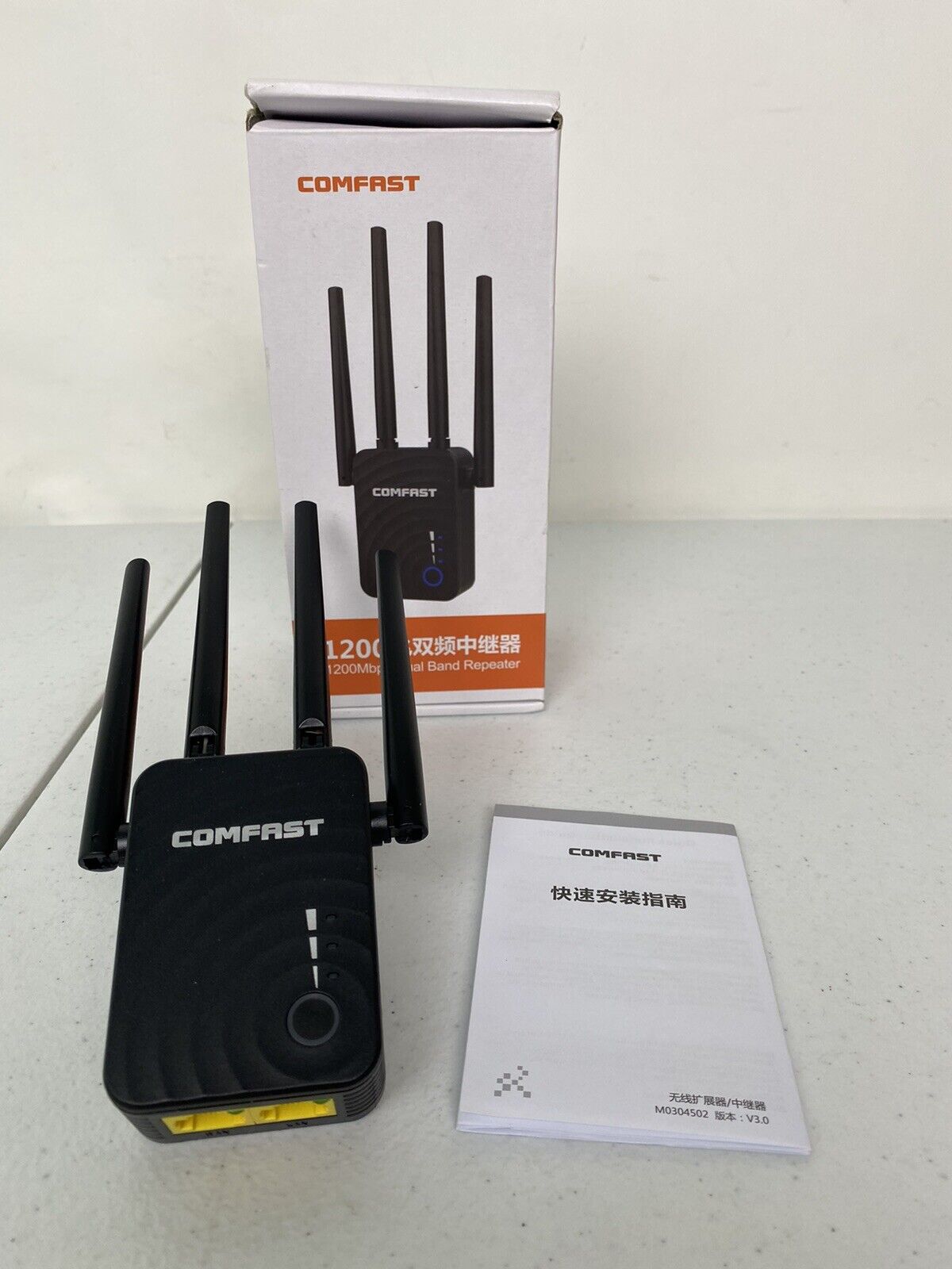 Comfast CF-WR754AC V2 Dual band Wifi Repeater 1200Mbps Wireless Extender