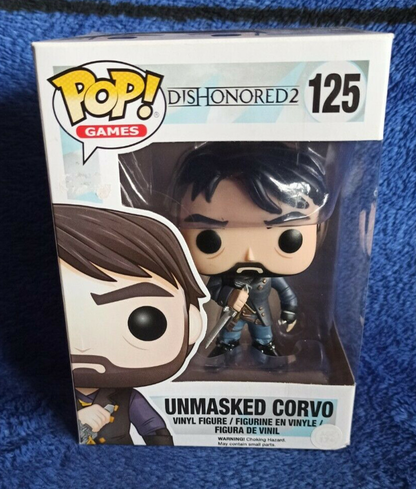 Pop Unmasked Corvo -125 Funko , Série Games Dishonored Figurine
