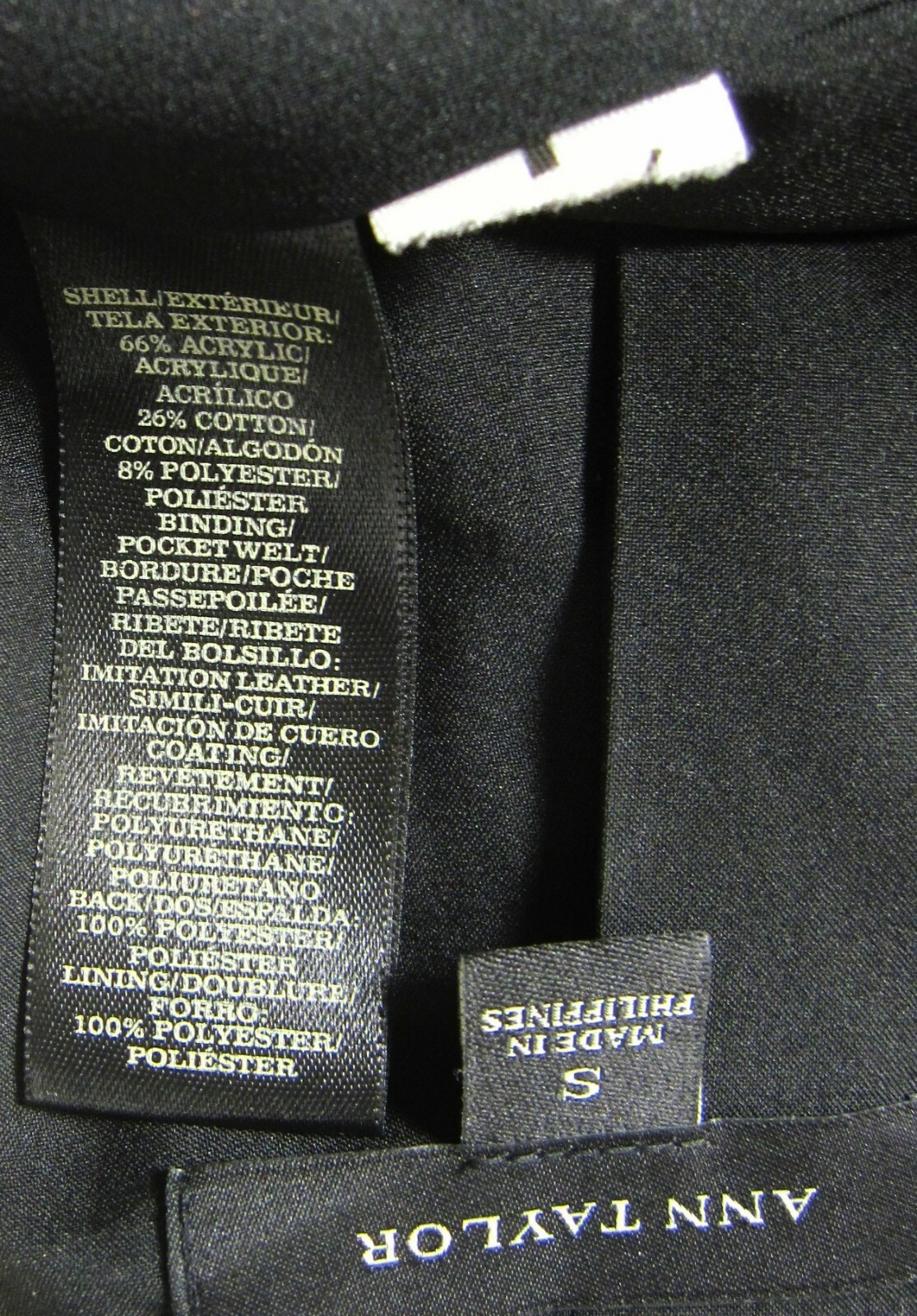 ANN TAYLOR LONG SLEEVE BASIC JACKET BLAZER SIZE S… - image 12