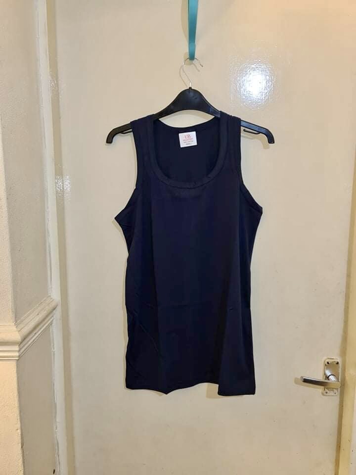 UB Collection 100percent Cotton Men’s Navy Vest Size Small