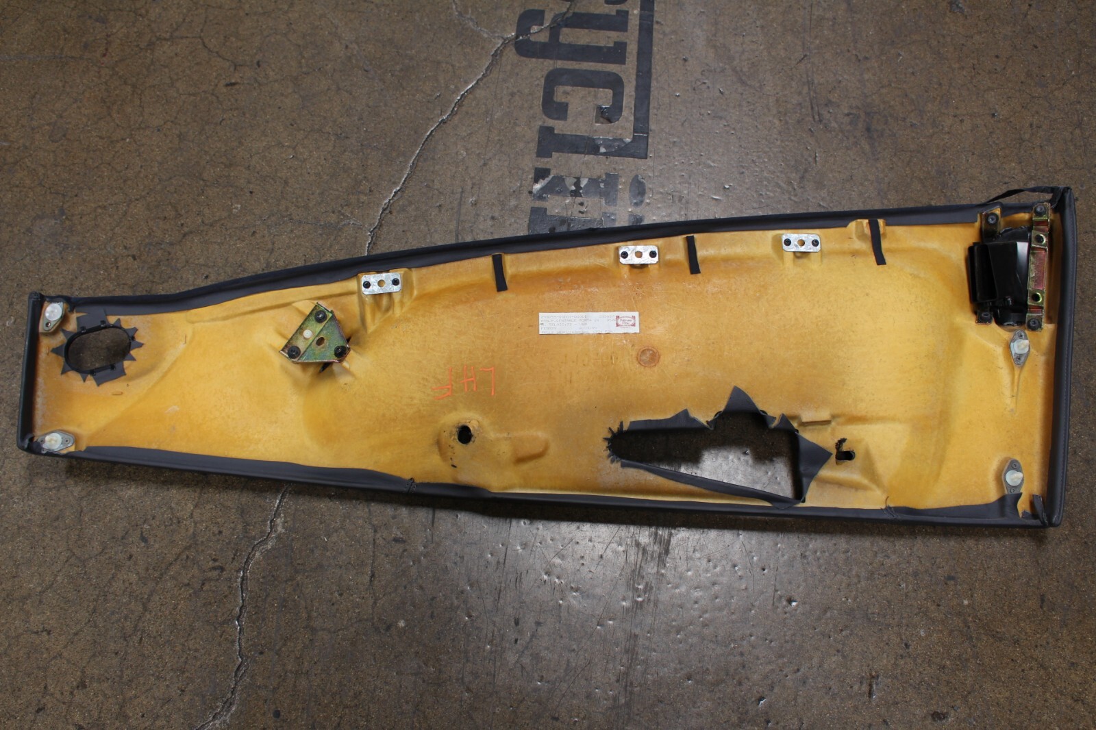 Ferrari 456, LH, Front Door Trim Panel, Center Section, Dmg, Used, 65470302