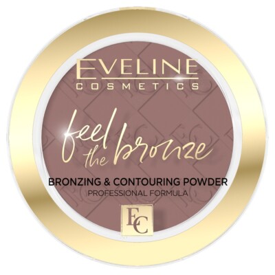 5903416043782 EVELINE Feel The Bronze puder brązujący i konturujący Chocolate Ca