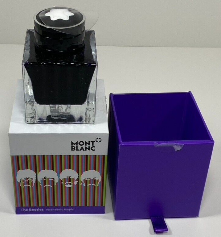 NEW MONTBLANC THE BEATLES PSYCHEDELIC PURPLE LIMITED EDITION 50 ML INK #116250