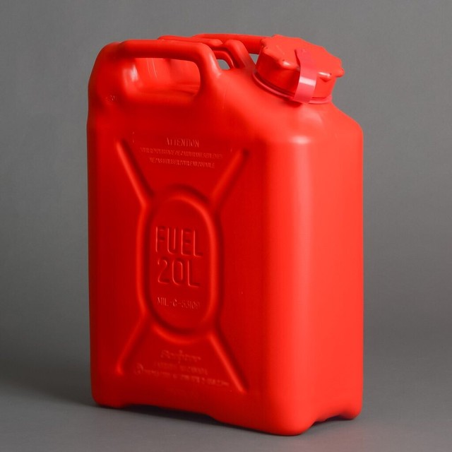 pair of (2 total) scepter mfc red 20L military fuel cans milc53109 eBay