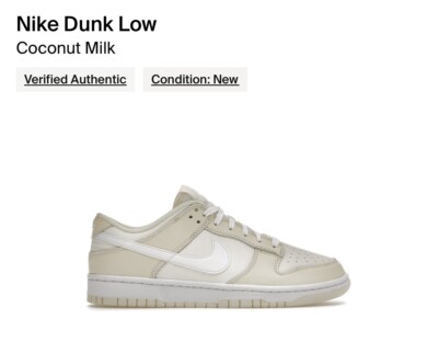 Nike Dunk Low “Coconut Milk” Size 12 Mens) Style # DJ6188-100 | eBay