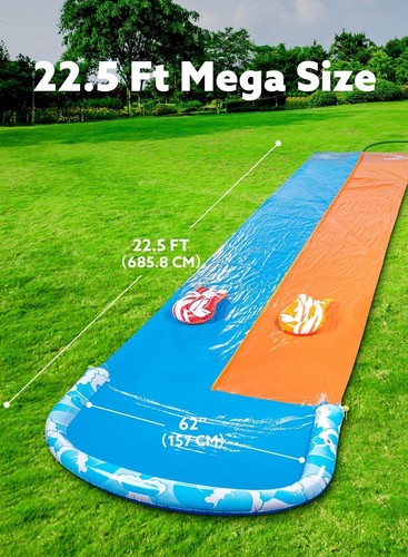 Rutsche & Wasserrutsche 685cm – Spaß für Kinder & Garten - Bild 3 von 6