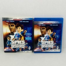 Spies in Disguise Blu-Ray DVD Will Smith Tom Holland W/ Slipcover No Code
