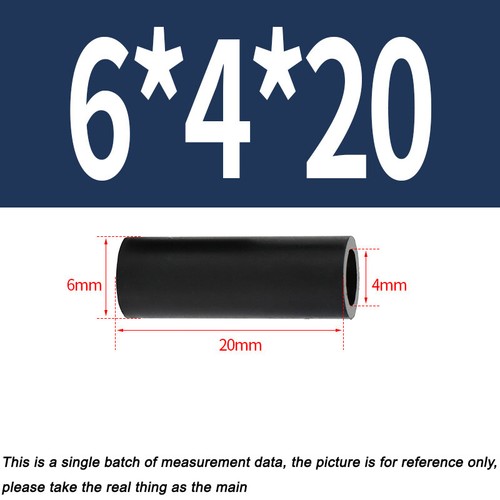 M5,M6,M7,M9, M11, M14,M16,M18 Nylon Plastic Spacers Standoff Black Round Washers - Picture 36 of 217