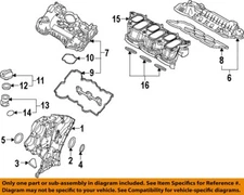 KIA OEM 14-25 Cadenza Valve Timing Covers-Intake Manifold Gasket 282153CFA0