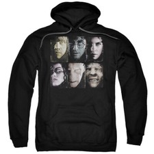 HARRY POTTER HORIZONTAL HEADS Licensed Adult Hooded Sweatshirt Hoodie SM-5XL