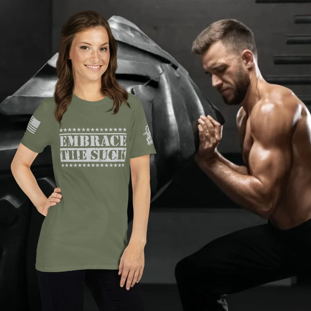 Embrace the Suck Short-Sleeve Unisex T-Shirt
Opens in a new window or tab