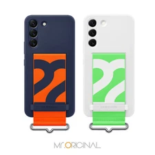 Original Samsung Official Galaxy S22 5G Silicone Cover with Strap (EF-GS901)