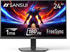 24 Inch Gaming Monitor 180Hz 1Ms Freesync HDR 110 Srgb FHD 1080P Computer Monit
