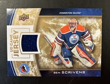 2014 Upper Deck Game Jersey Ben Scrivens HHOF-BS