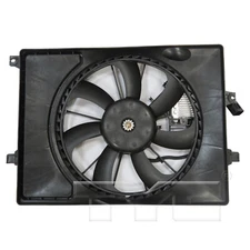 TYC 624150 Dual Radiator & Condenser Cooling Fan Assembly New